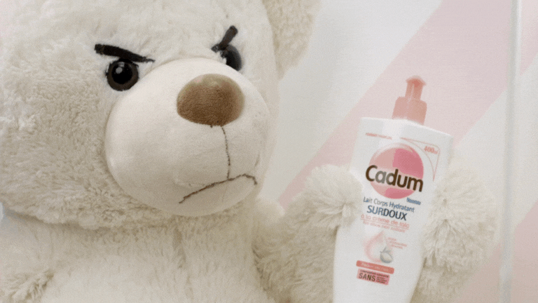 Cadum bear — jealous