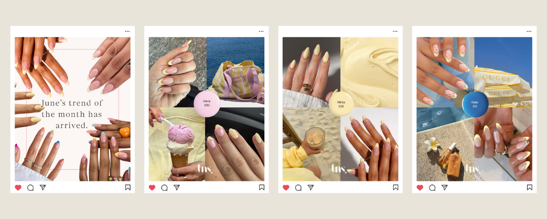 The Nail Spa — Colour of the Month carousel